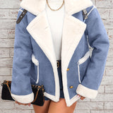 Isabella™ Kurtka Zimowa Wyłożona Sztucznym Futrem