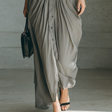 Lena | Lniana sukienka maxi