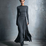 Iwona | Sukienka maxi elegancka