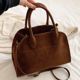 Luisa | Minimalistyczna Torba Codzienna ze Skóry Zamszowej