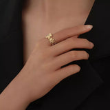 Thalireine | Pierścionek z Złota 18K
