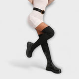 Lureva – Kozaki Overknee z Chunky Sole