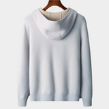 Stratford – Męska kaszmirowa bluza z kapturem i zamkiem