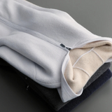 Stratford – Męska kaszmirowa bluza z kapturem i zamkiem