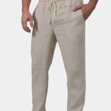 GIORGIO – Lekkie Spodnie Lniane dla Panów