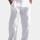 EMILE – Lekkie Eleganckie Spodnie na Letnie Dni