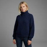 Larisa | sweter dzianinowy z golfem