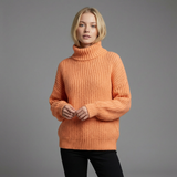 Larisa | sweter dzianinowy z golfem