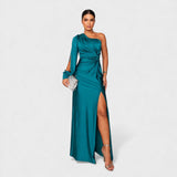 Melyssa - Elegancka Sukienka Maxi na Wieczór