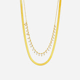 Marizanne | Luksusowy Naszyjnik Wąż & Zestaw Biżuterii z Perłami w Złocie 18K