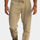 ROSSI ROMA – Lniane Spodnie Plażowe