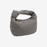 Renee | Mini Torebka z Miękkiego Splotu Zamszowego