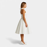 Kamila - Sukienka Midi z Halterem w Stylu Vintage