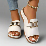 Elle - Wygodne sandały na koturnie