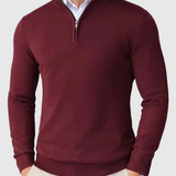 Romeo – Męski sweter z zamkiem o dopracowanym kroju