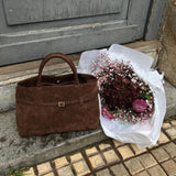 Rebecca | Torebka na ramię z luksusowej zamszowej skóry