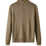 Capri – Męski sweter z wełny merynosów z półzamkiem