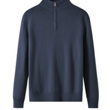 Capri – Męski sweter z wełny merynosów z półzamkiem