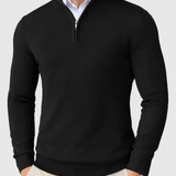 Romeo – Męski sweter z zamkiem o dopracowanym kroju