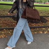 Luisa | Minimalistyczna Torba Codzienna ze Skóry Zamszowej