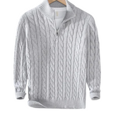 Pietro – Męski sweter z półzamkiem