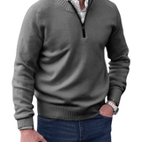 Casual – Męska bluza zapinana na zamek