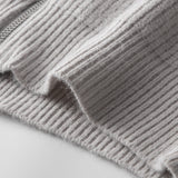 Sorrento – Męski kardigan z wełny z zamkiem