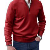 Casual – Męska bluza zapinana na zamek