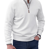 Casual – Męska bluza zapinana na zamek