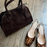 Luisa | Minimalistyczna Torba Codzienna ze Skóry Zamszowej