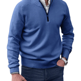 Casual – Męska bluza zapinana na zamek