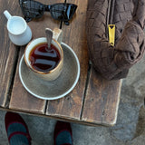 Renee | Mini Torebka z Miękkiego Splotu Zamszowego