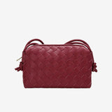 Janna | Kompaktowa torebka na ramię pleciona na co dzień