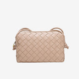 Janna | Kompaktowa torebka na ramię pleciona na co dzień