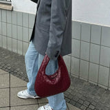 Elisha | Miękka Torba na Ramię Wpleciona na Co Dzień