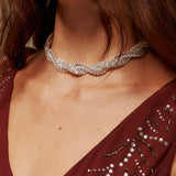 Willa | Naszyjnik Choker w Kształcie Spirali