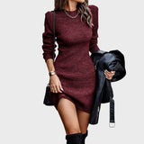 Brook - Elegancka i dzianinowa sukienka