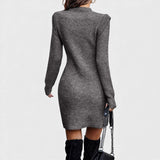 Brook - Elegancka i dzianinowa sukienka