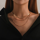 Noara – Trójwarstwowy naszyjnik w stylu vintage