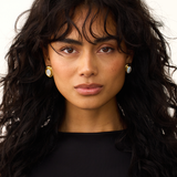 Ameliyana | Kolczyki Złote w Kształcie Guzika 18k