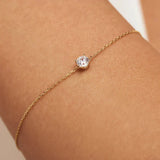 Dalynette | Bransoletka z Kamieniami Moissanite w Złocie 14k