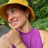 Jaylinette | Duży Pierścionek ze Złota 18K