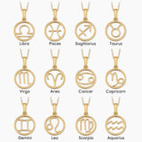Rosalyette | Naszyjnik z Znakem Zodiaku w Złocie 18k