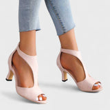 Zorine - Sandały ortopedyczne na obcasie