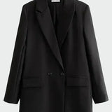 Helia - Oversize Kurtka z Nowoczesną Linią