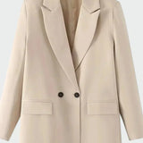 Helia - Oversize Kurtka z Nowoczesną Linią