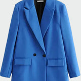 Helia - Oversize Kurtka z Nowoczesną Linią