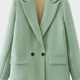 Helia - Oversize Kurtka z Nowoczesną Linią