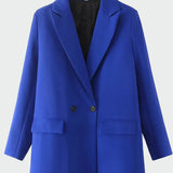 Helia - Oversize Kurtka z Nowoczesną Linią