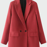 Helia - Oversize Kurtka z Nowoczesną Linią